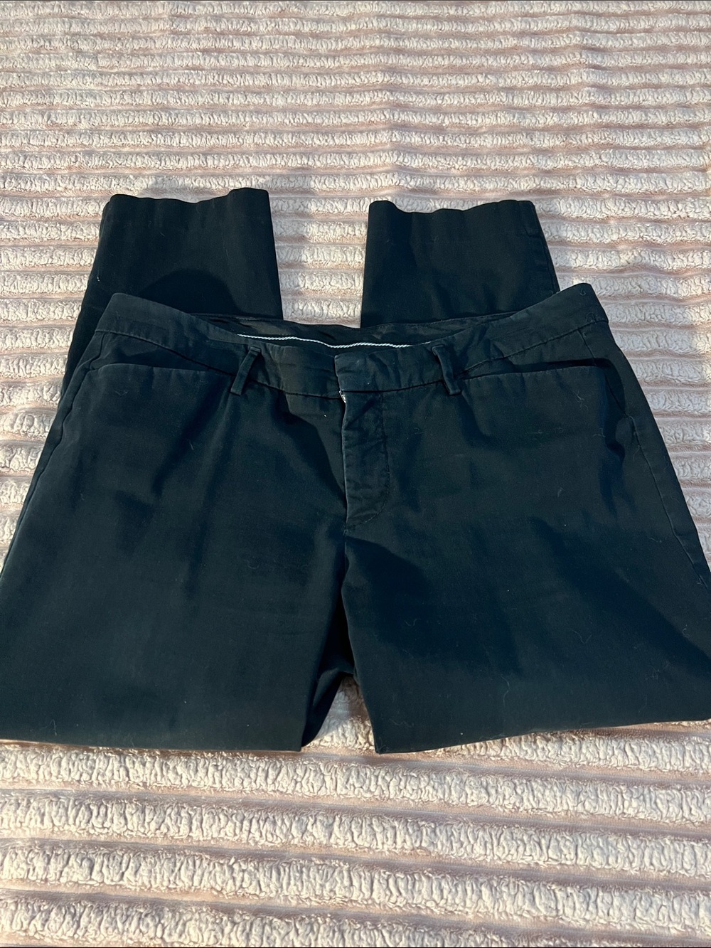 Women’s Black Chino Pants - Classic Straight Fit